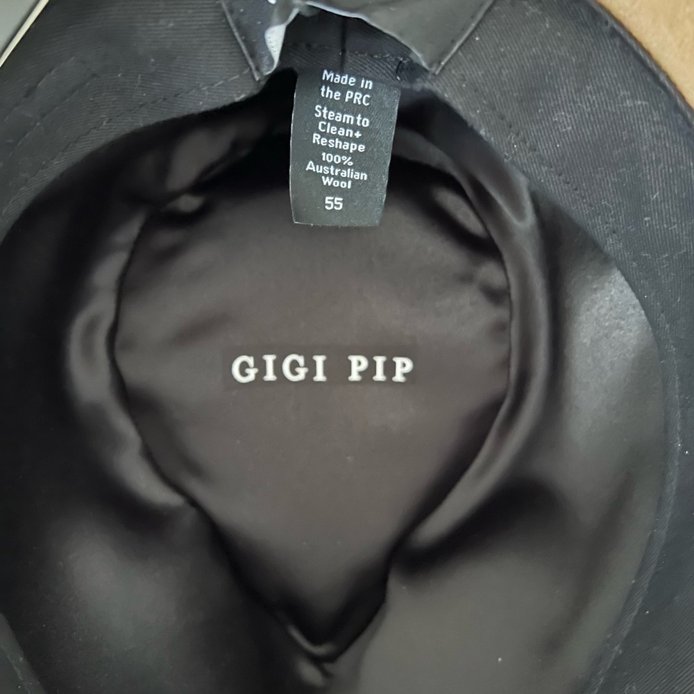 Gigi pip Monroe rancher hat in brown - Picture 3 of 3